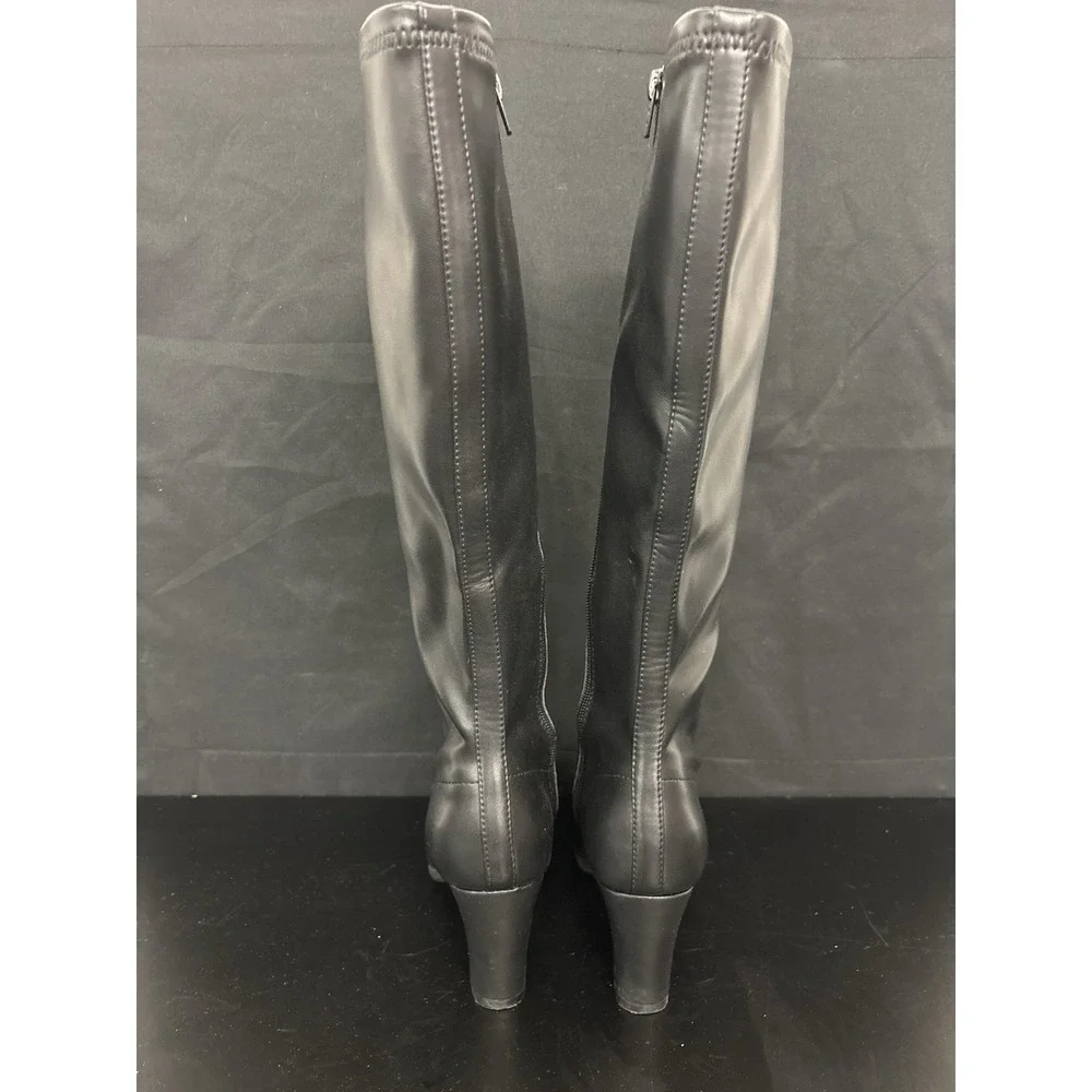 Knee High Black Aeropostle Boots A Womens Size 7.5 Faux Leather